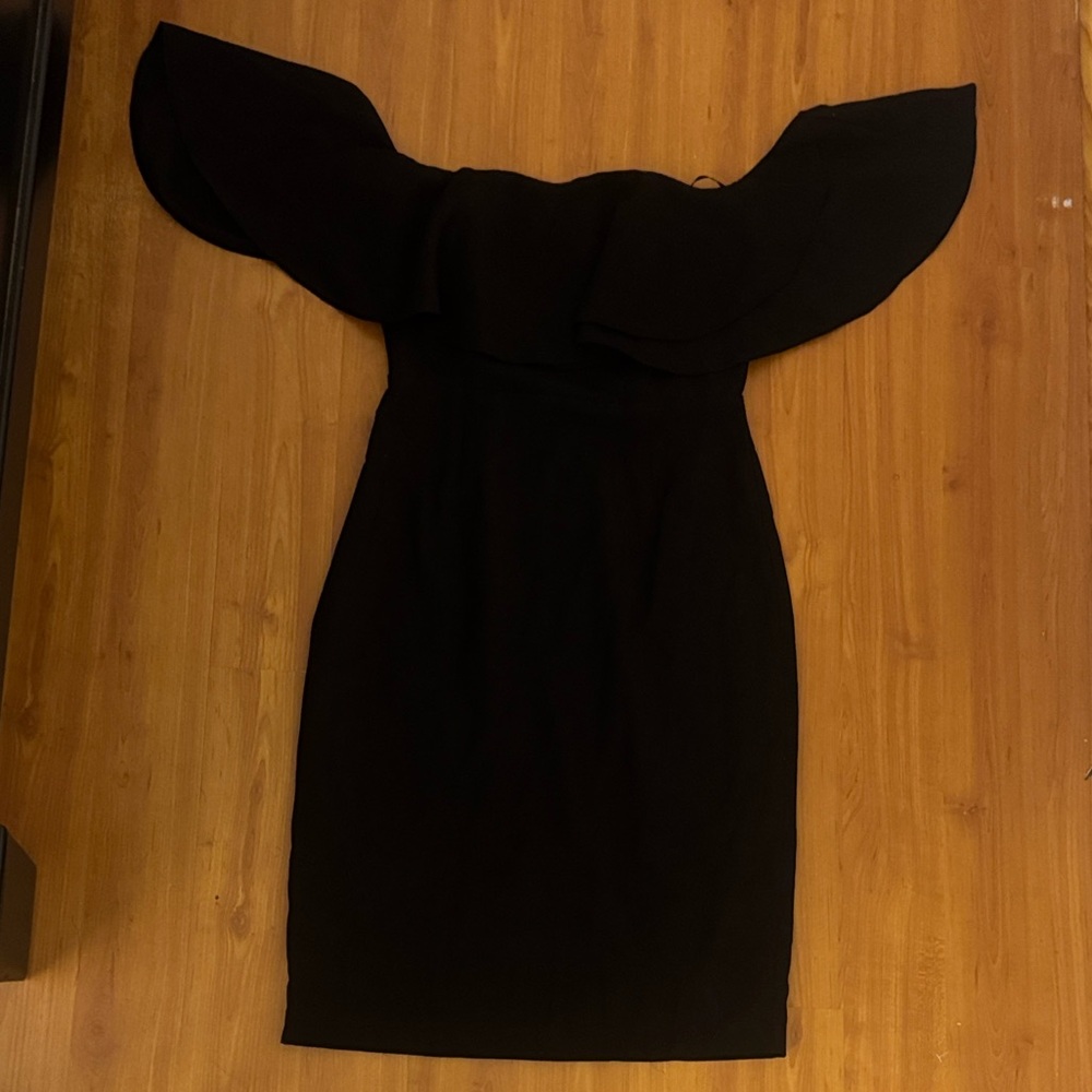 Lulu's Black Strapless Dress - Picture 4 of 4